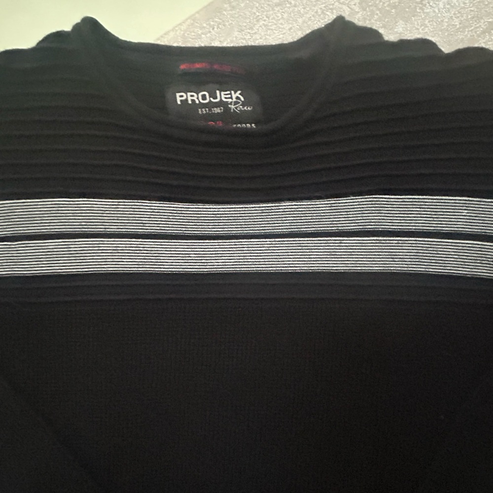 PROJEK Raw Black and Gray Men’s Sweater